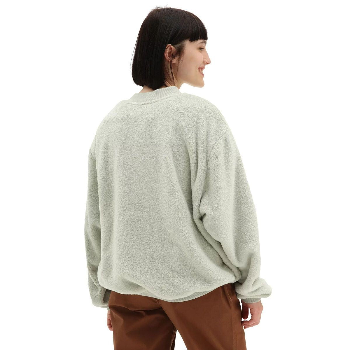 Vans Womens Koozy Crew Fleece Sweatshirt / Sage Green / RRP £64