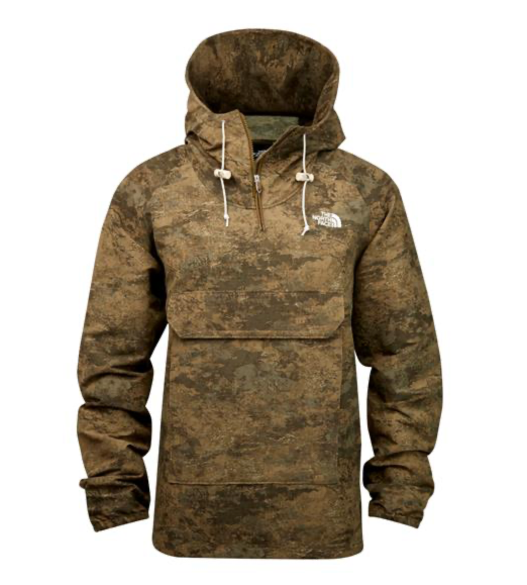 The North Face Mens Print Class V Pullover Fleece / Military Olive / RRP £125