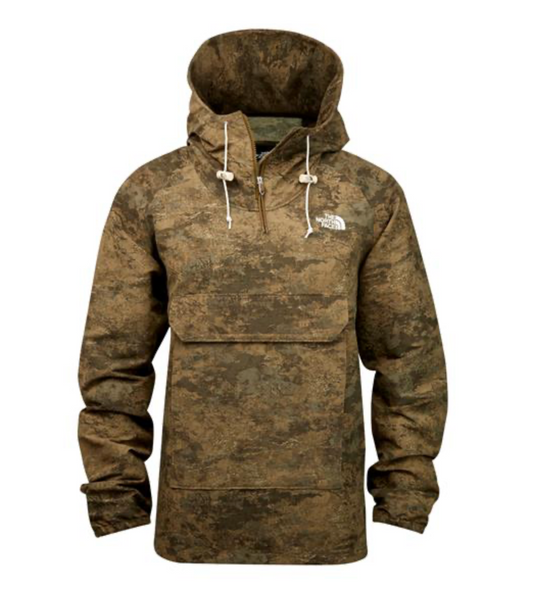 The North Face Mens Print Class V Pullover Fleece / Military Olive / RRP £125
