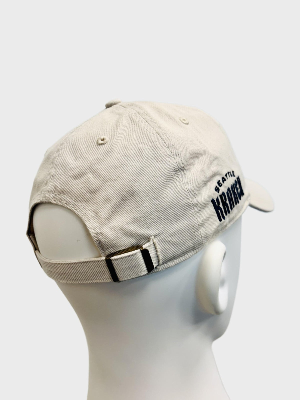 47 Brand Seattle Kraken NHL Clean Up Relaxed Dad Cap / Ivory / RRP £28