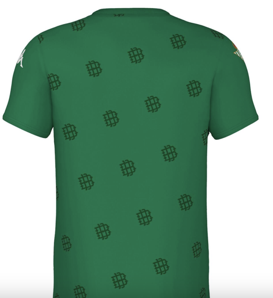 Kappa Real Betis Mens All Over Print Fan T-Shirt / Green / RRP £20