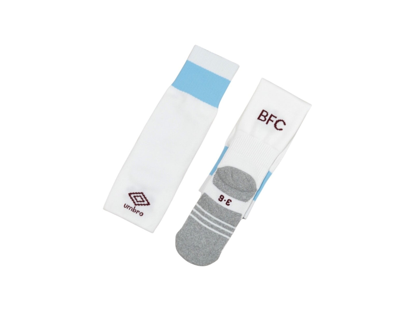 Umbro 2020-21 Burnley Away Socks  / Mens / White / RRP £12.99