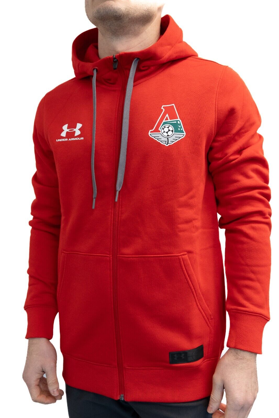 Under Armour 19-20 Lokomotiv Moscow Rival Club Full Zip / Red / Mens / RRP £60