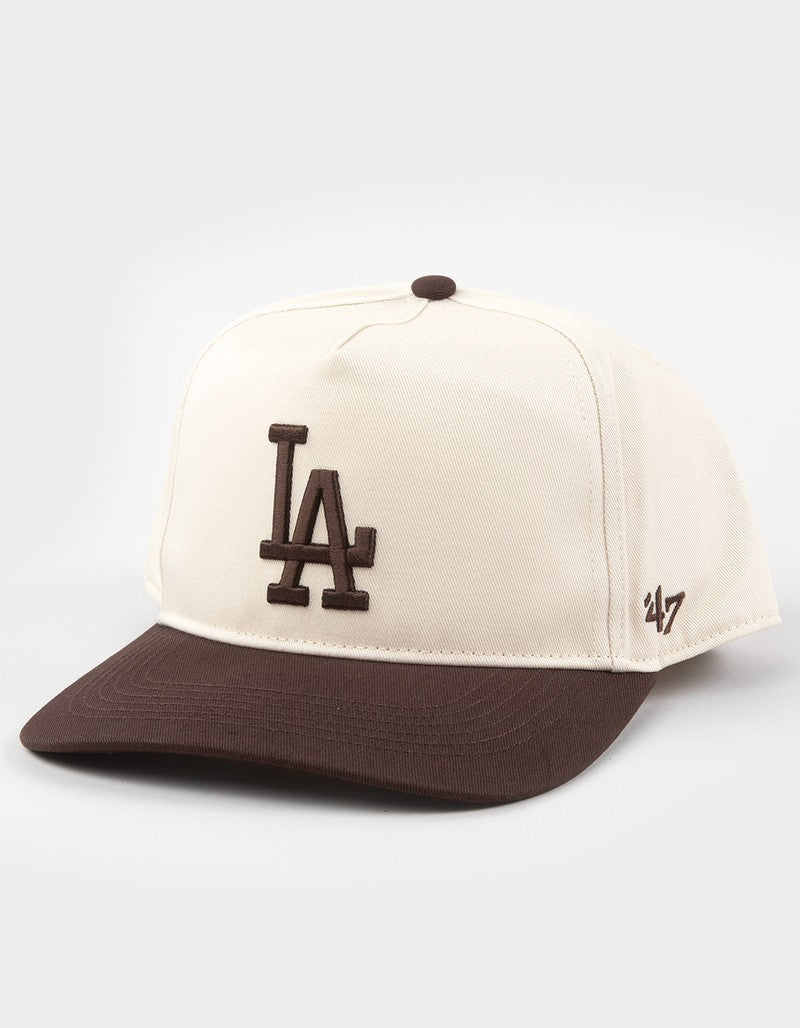 47 Brand LA Dodgers 2-Tone Adjustable Cap / Natural Brown / RRP £30