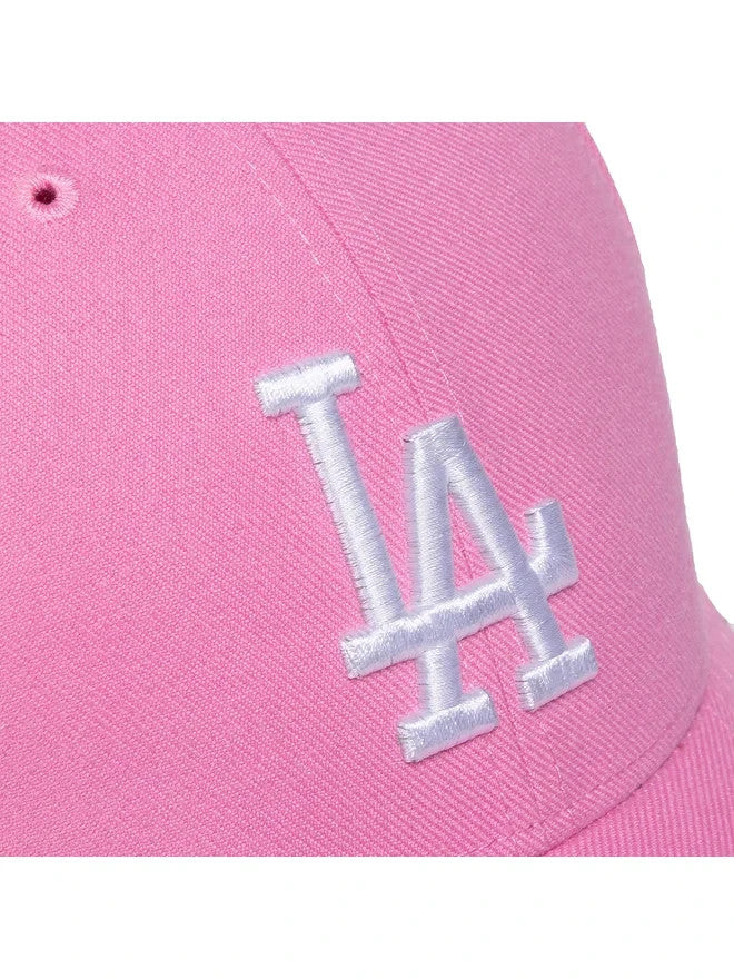47 LA Dodgers Pink Cap / MVP Snapback Hat / Rose / RRP £25