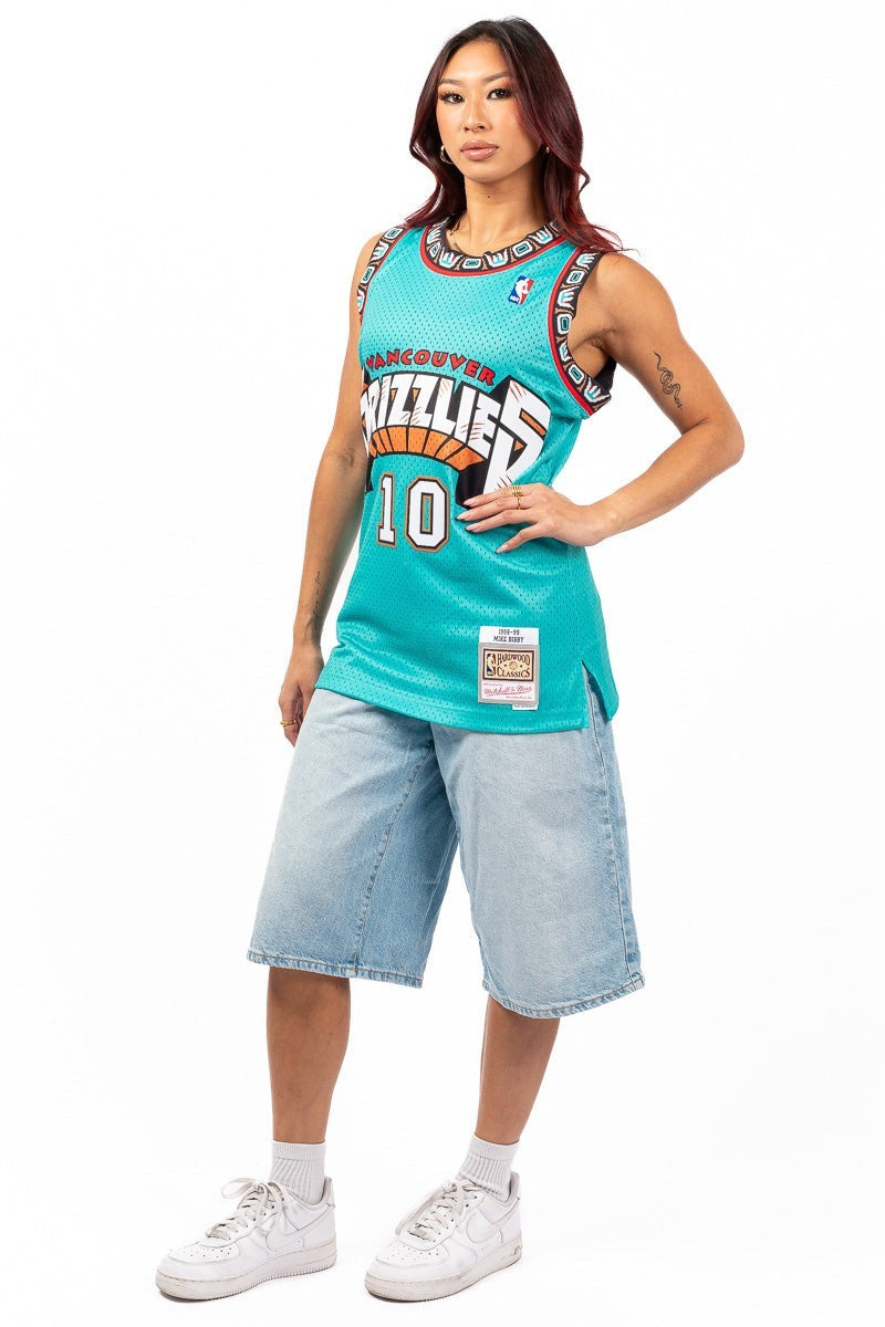 Mitchell & Ness Women's Vancouver Grizzlies Basketball Vest /Mike Bibby /Blue / RRP £95