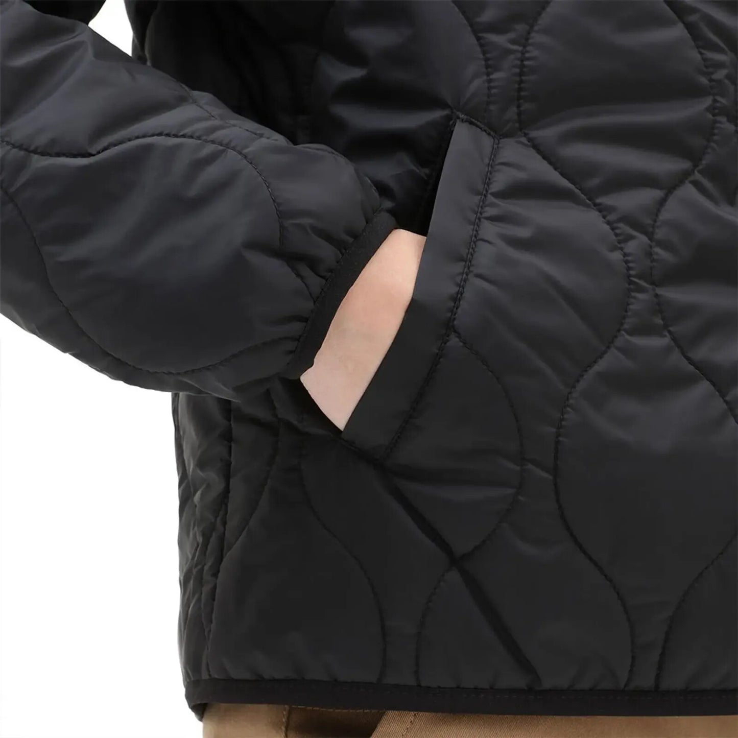 Vans Womens Reversible Quilted Puffer Jacket / Black / RRP £80