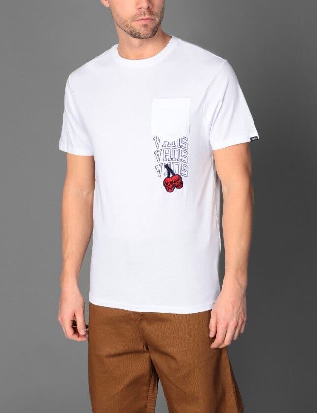 Vans New Varsity Pocket T-shirt / White / Mens / RRP £28