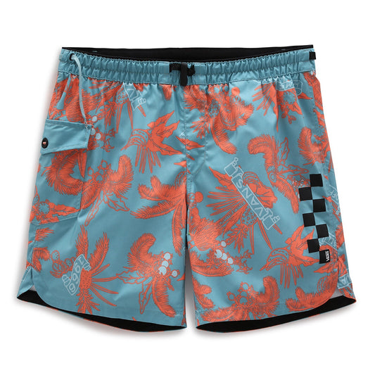 Vans Mens Surf Volley Swim Shorts / Blue Orange / RRP £55