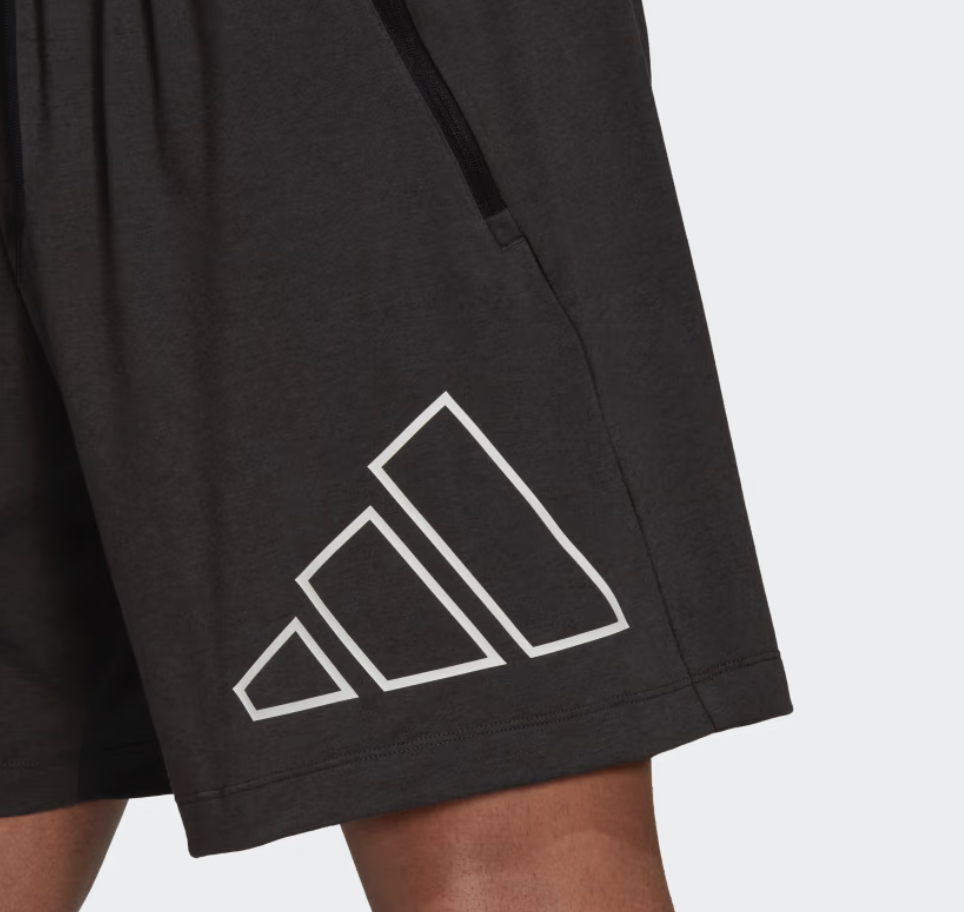 Adidas Mens Train Icon 3 Bar Logo Training Short / Black / RRP £35