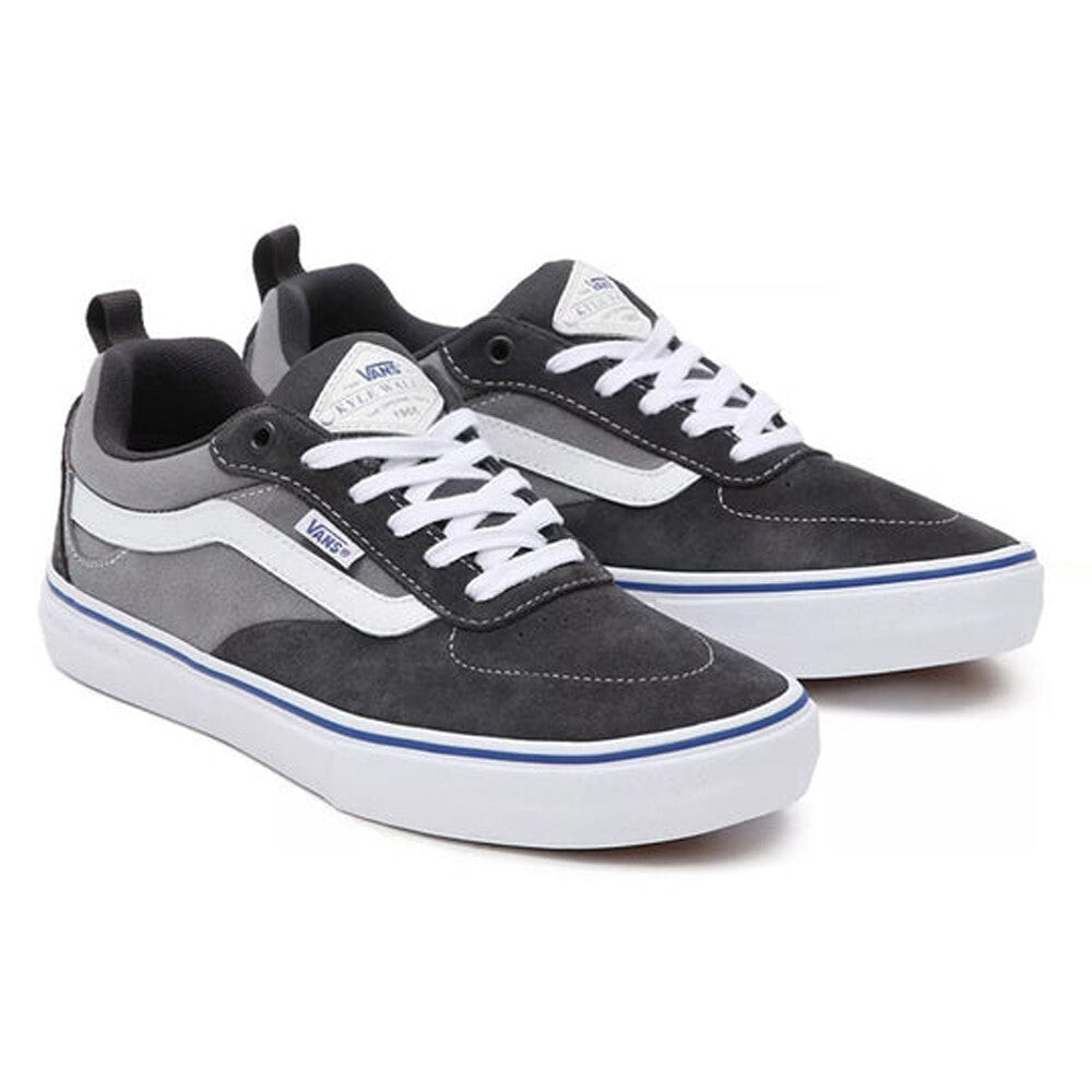 Vans Mens Kyle Walker Skate Shoes / Asphalt Grey White / RRP £80