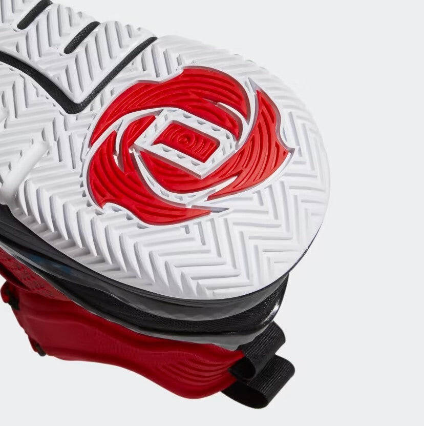 Adidas Unisex D Rose Son Of Chi Basketball Shoes / Red Black White / RRP £90