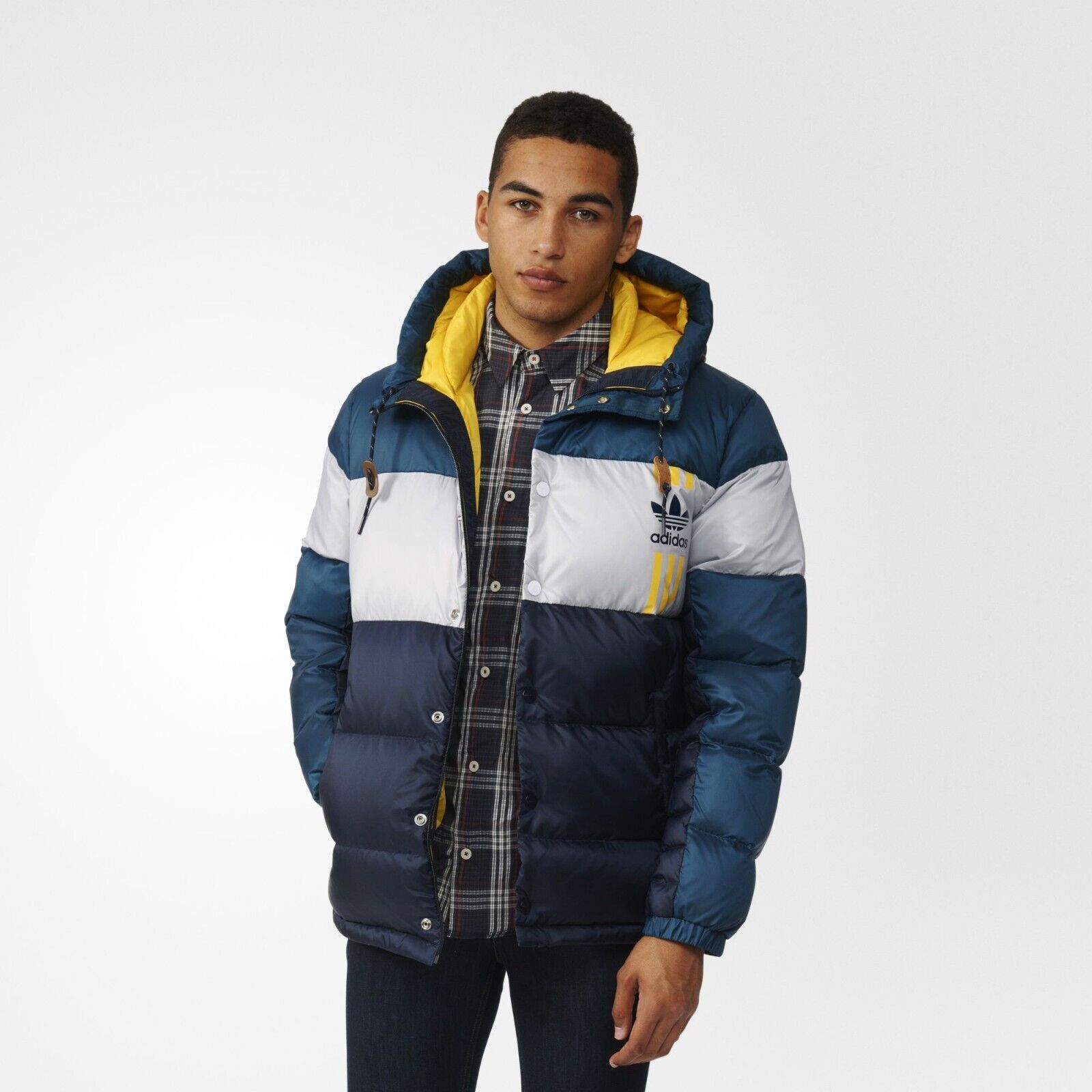 Adidas Originals Men's ID96 Puffer Winter Down Jacket / RRP £150 / Blue
