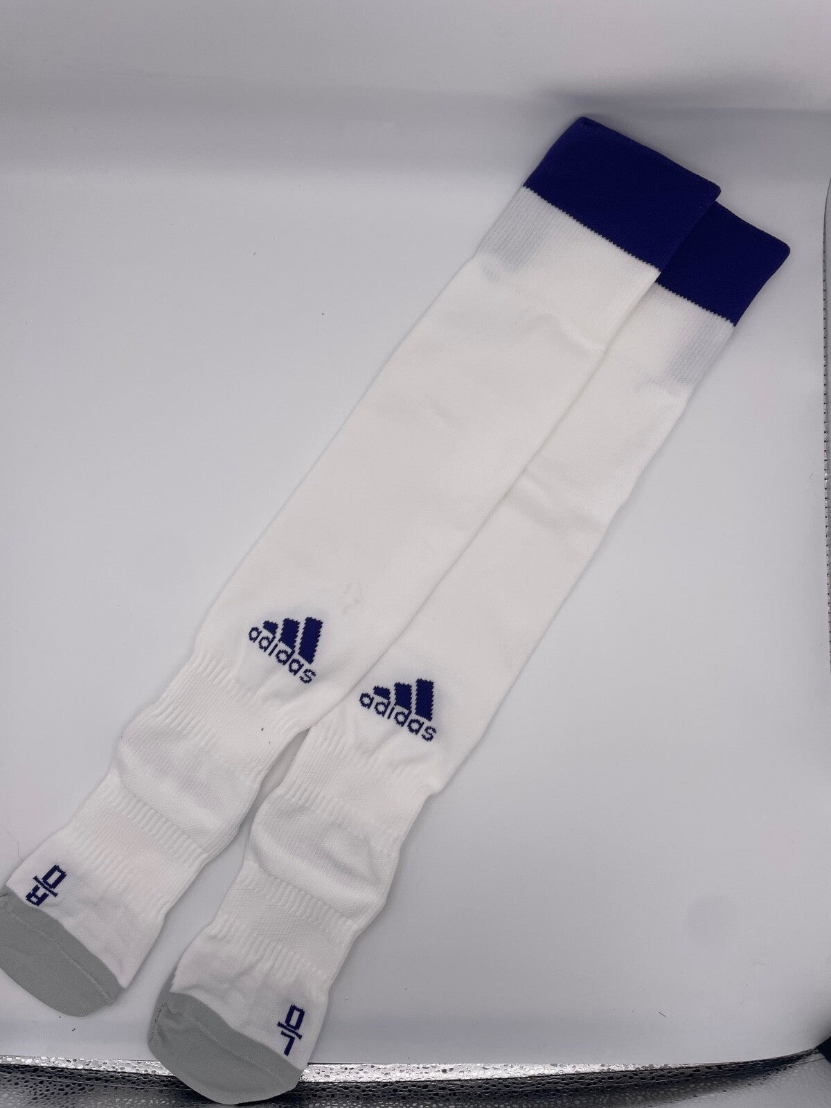 Adidas Kids White Football Socks / BNWT / White / RRP £15