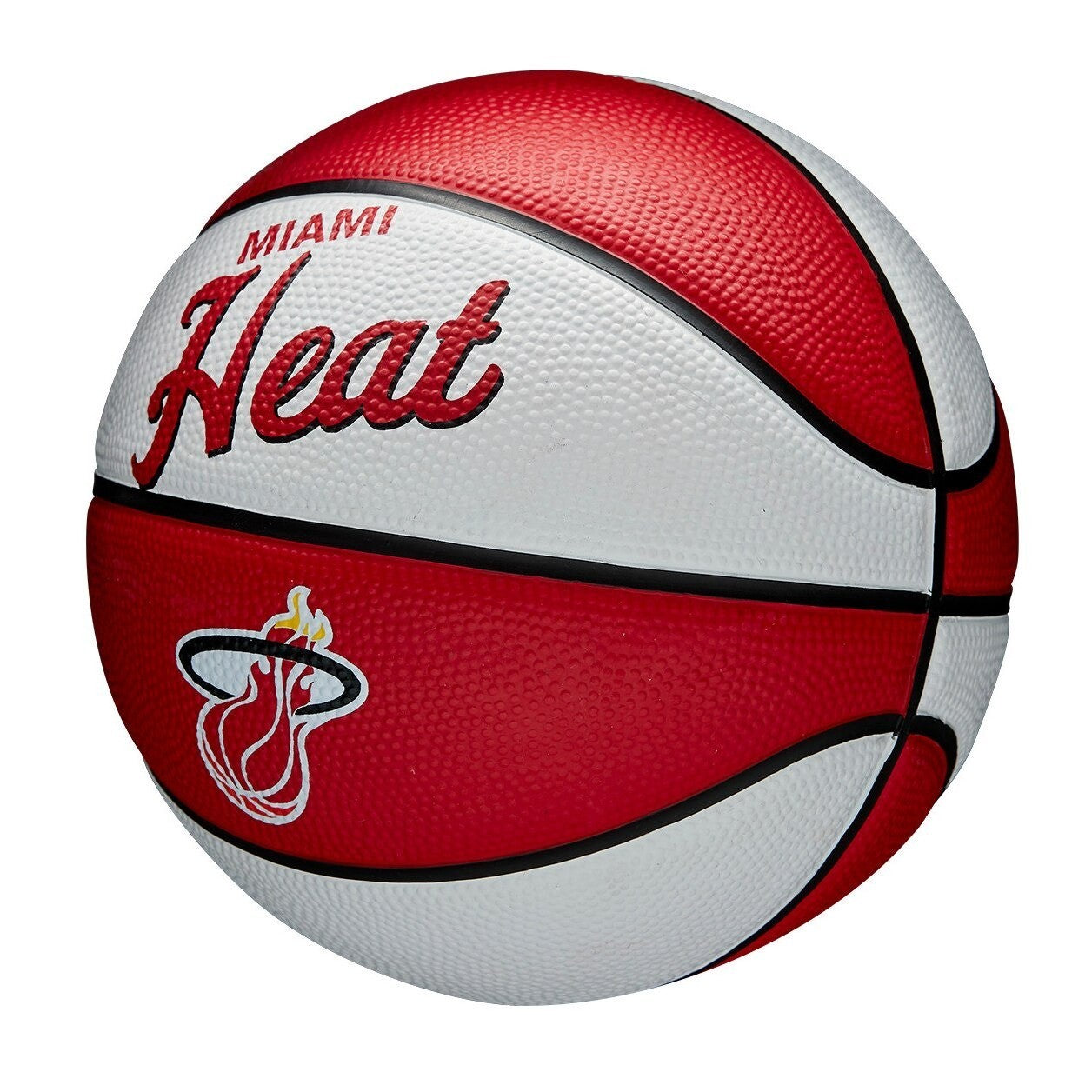 Wilson Miami Heat Team Retro Mini Basketball / Red / RRP £18