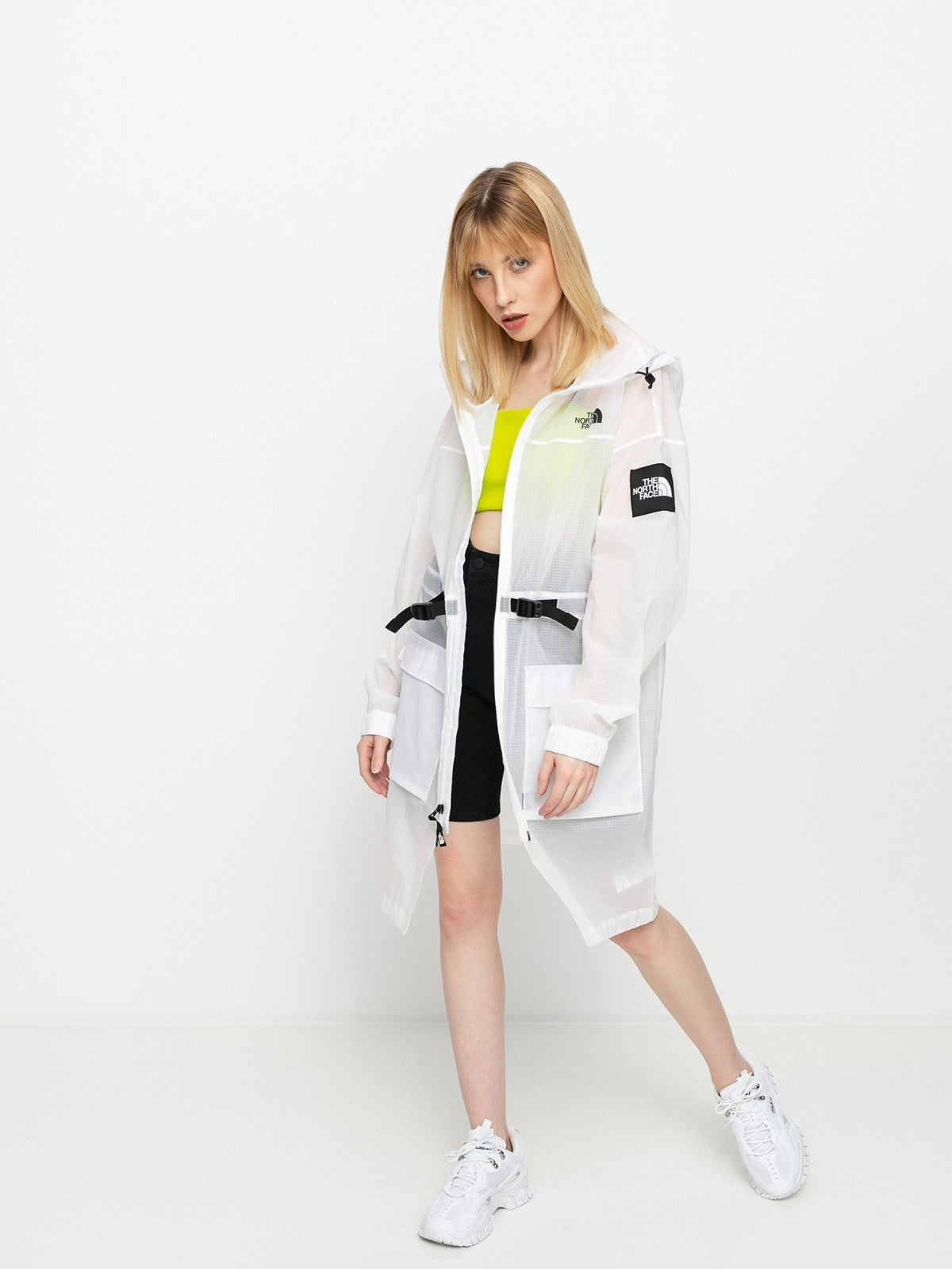 The North Face Womens Black Box Wind Jacket / TNF White / RRP £115