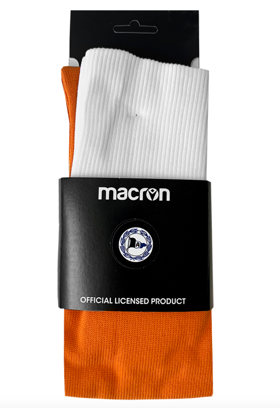 Macron Mens 20-21 Arminia Bielefeld 3rd Football Socks / BNWT / Orange / RRP £15