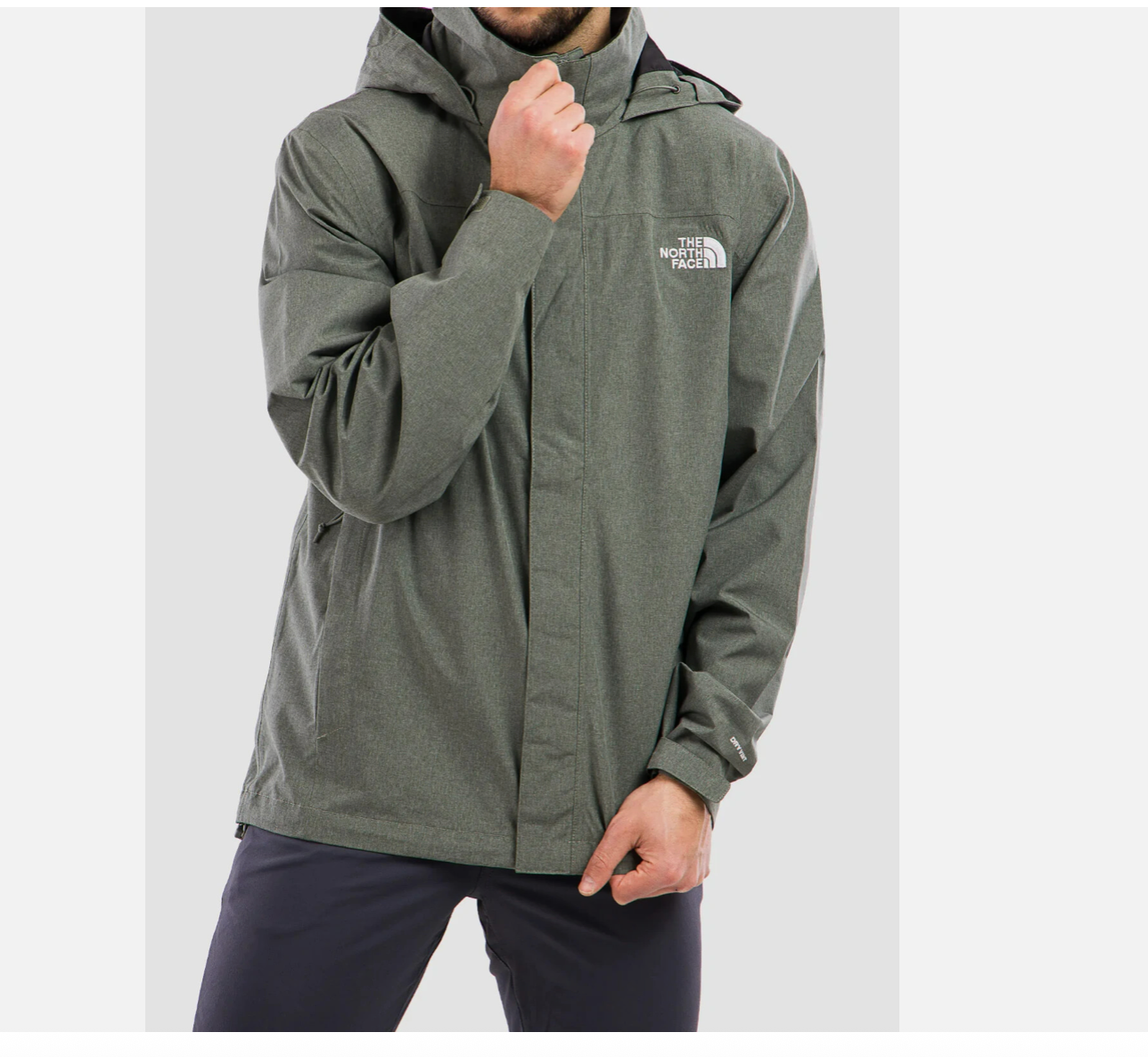 The North Face Mens Sangro Jacket / Agave Green Dark Heather / RRP £120