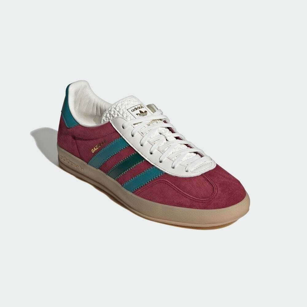 Adidas Mens GAZELLE INDOOR Trainers / Burgundy / BNIB / RRP £90