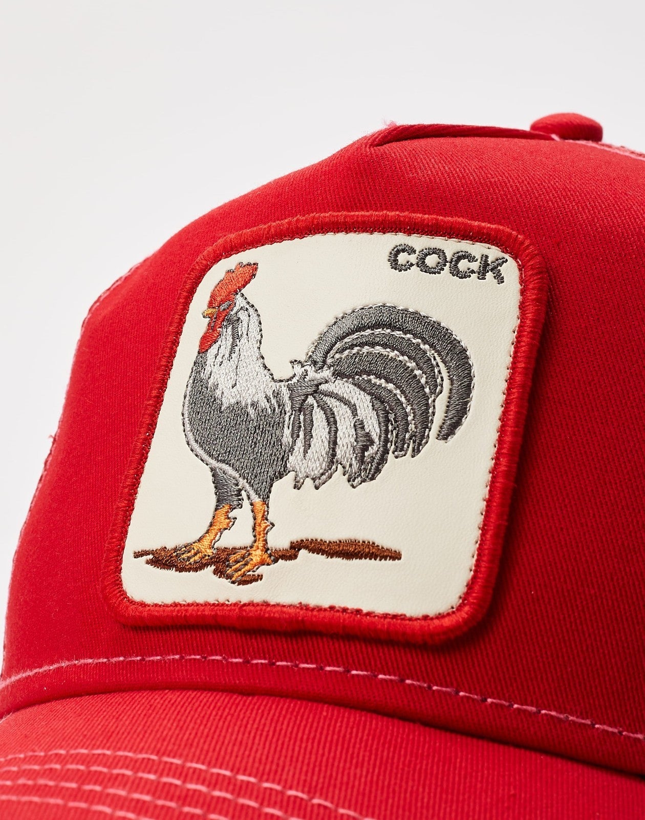 Goorin Bros Adult Rooster Curved Trucker / Red / RRP £35