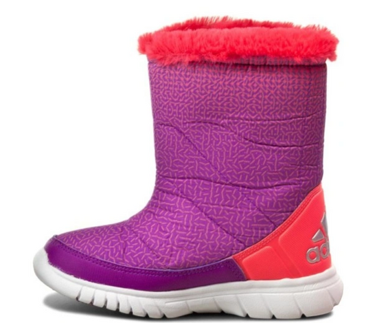 Adidas Youth Kids Lumi Lumi Snow Winter Boot Trainer / Pink / RRP £52