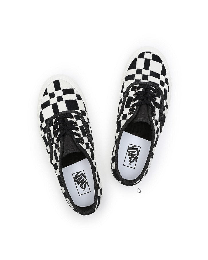 Vans Woven Check Authentic 44 DX Trainers / Black / RRP £80