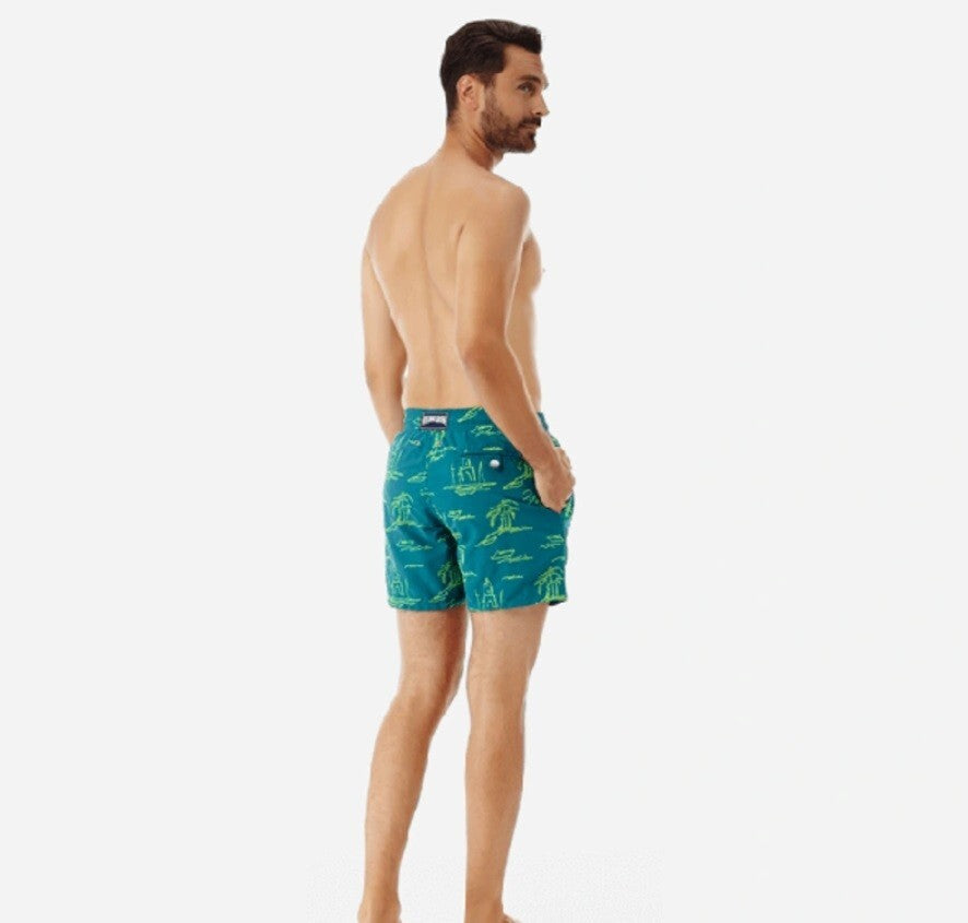 Vilebrequin Swim Shorts / Men’s / Mistral / Pineda Green / RRP £465