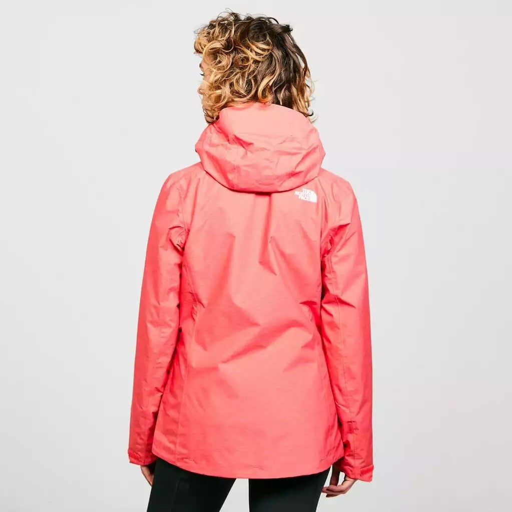 THE NORTH FACE WOMENS / NEVERO RAIN JACKET / RADIANT ORANGE / M / RRP £140