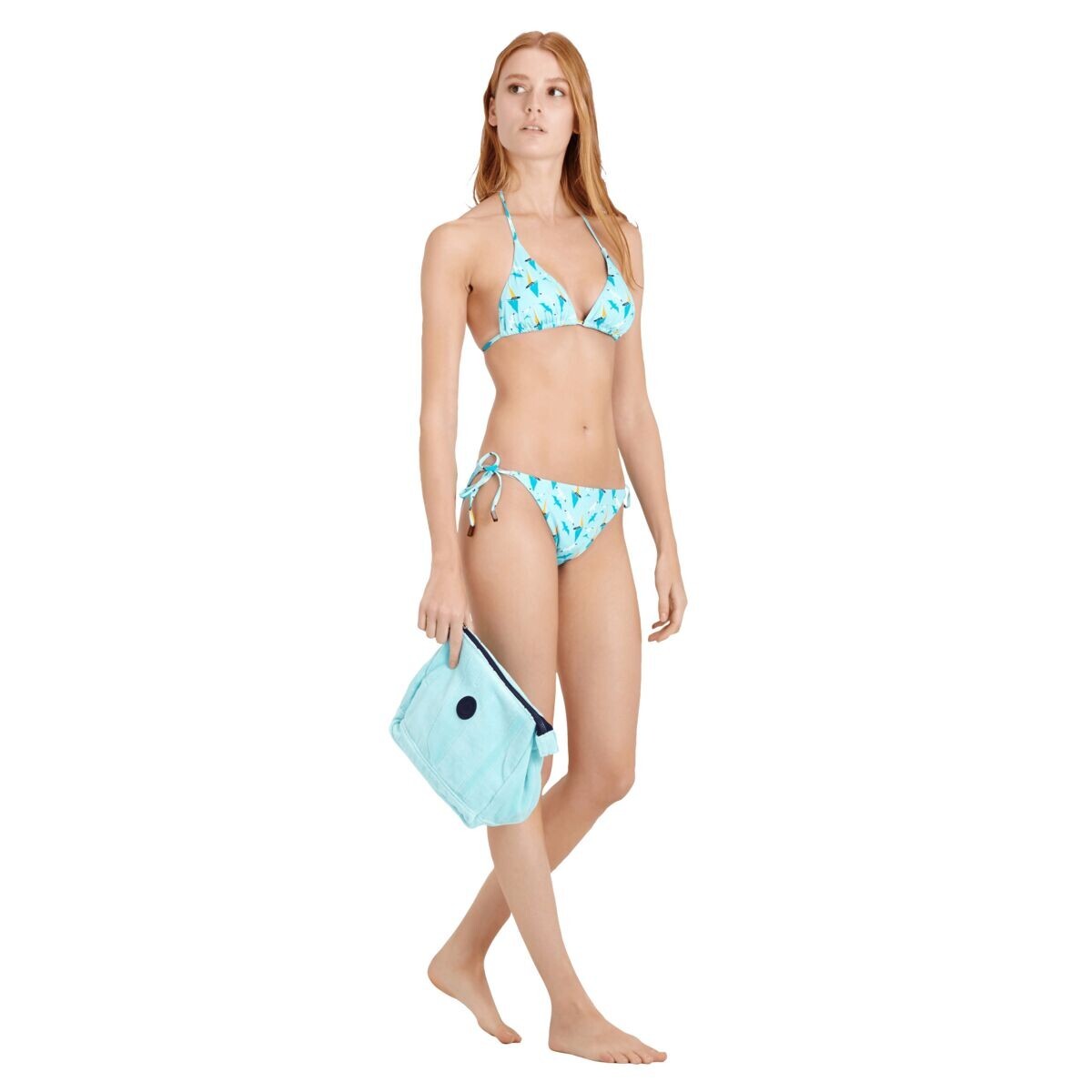 Vilebrequin Womens Bikini Bottom / Flore / Teal Blue / RRP £100