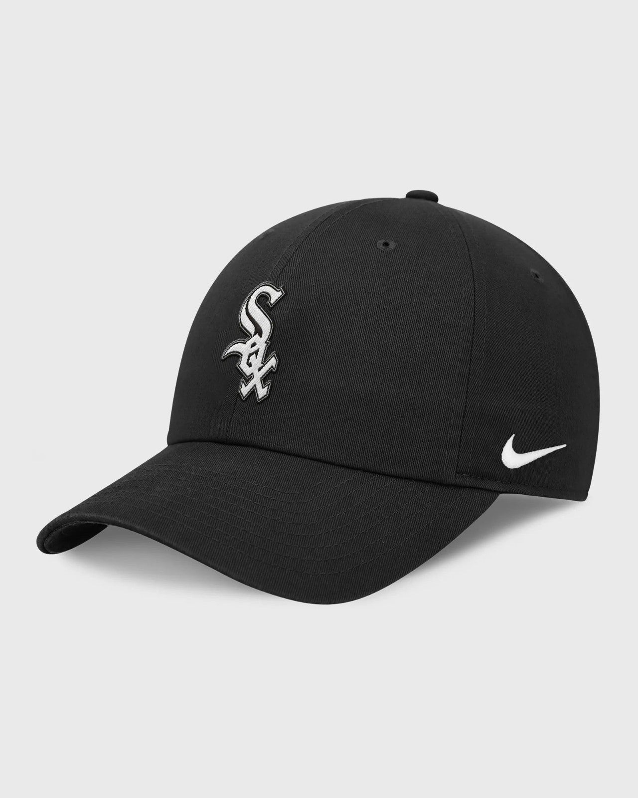 Nike Adult Chicago White Sox MLB Club Cap / Black Black / RRP £22