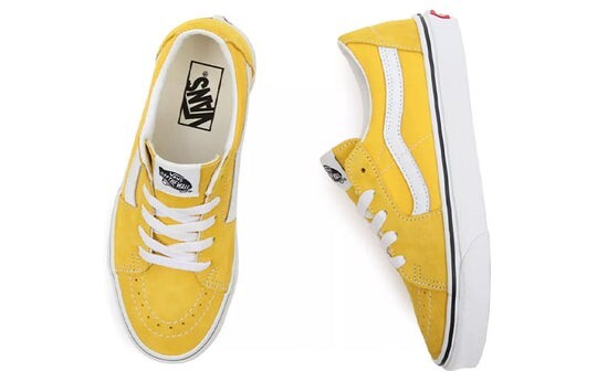 Vans Unisex Sk8 Low Trainers / Yellow White / RRP £65