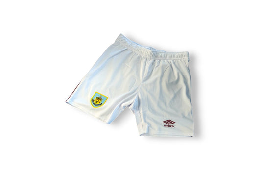 Umbro Kids 2020-21 Burnley Home Shorts / White / RRP £15