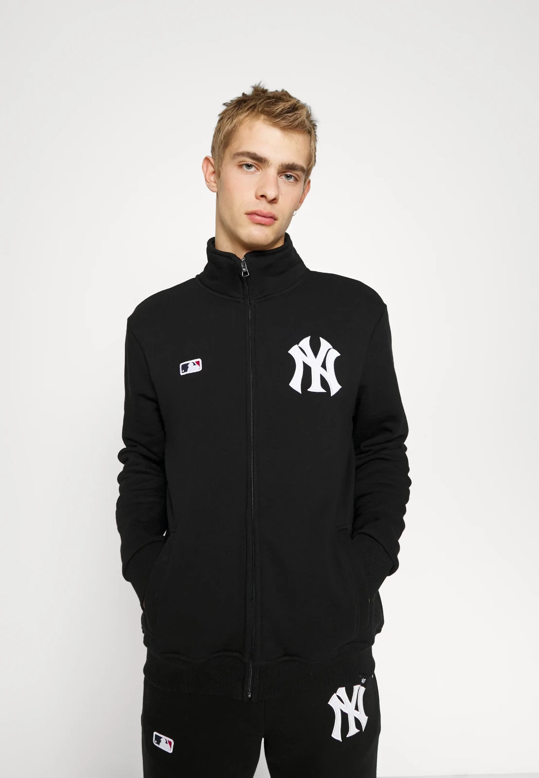Core 47 Islington Mens Track Jacket / New York Yankees / Black / BNWT / RRP £70