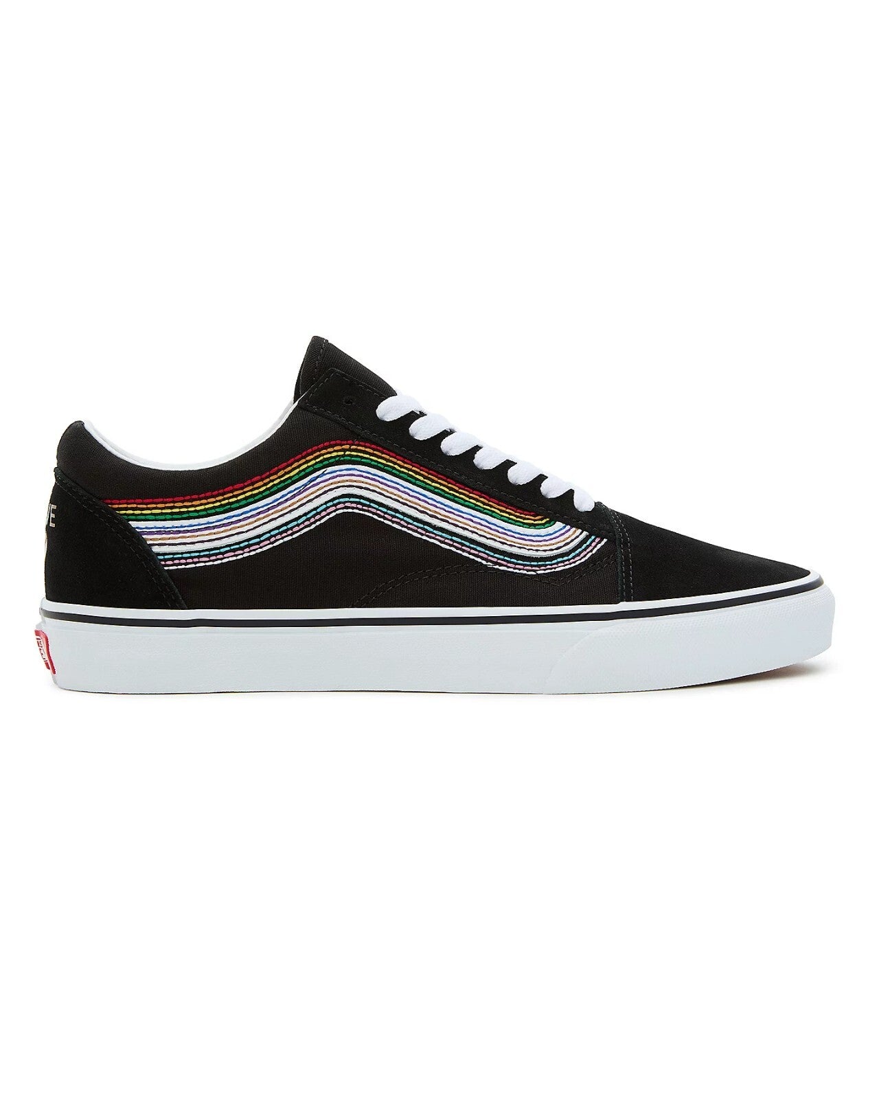 Vans Unisex Pride Old Skool Trainers / Black Rainbow / RRP £75