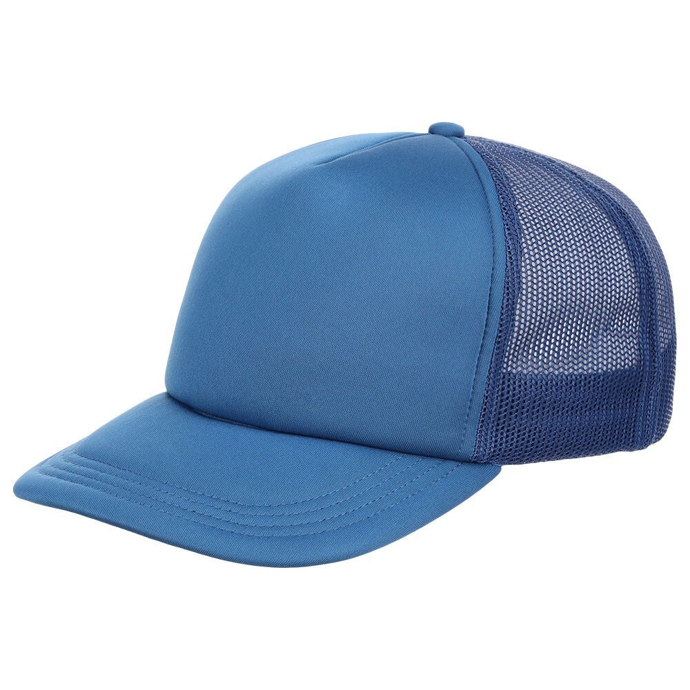 Unisex Plain Screen Foam Trucker Hat / Teal / £20