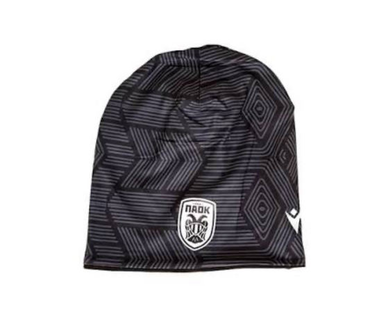 Macron Mens PAOK Beanie / Black / RRP £18