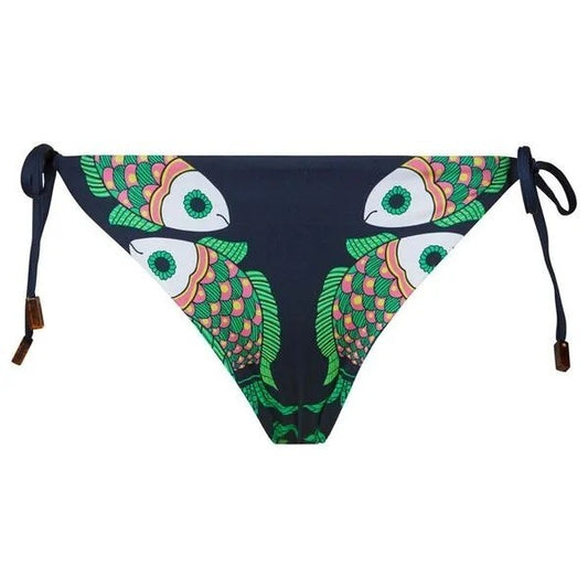 Vilebrequin Womens Bikini Bottom / Flore / Navy Fish / RRP £100
