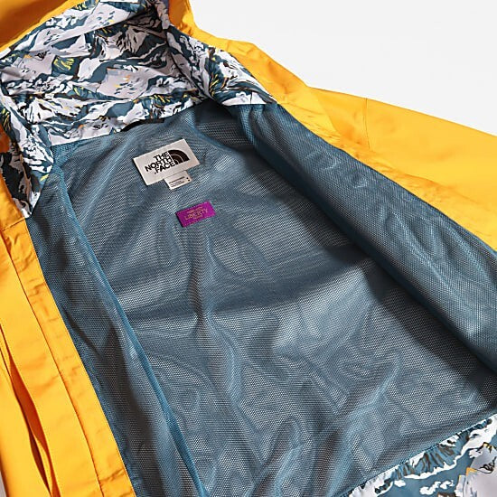 The North Face Womens Liberty Woodmont Rain Jacket / Gold / RRP £235