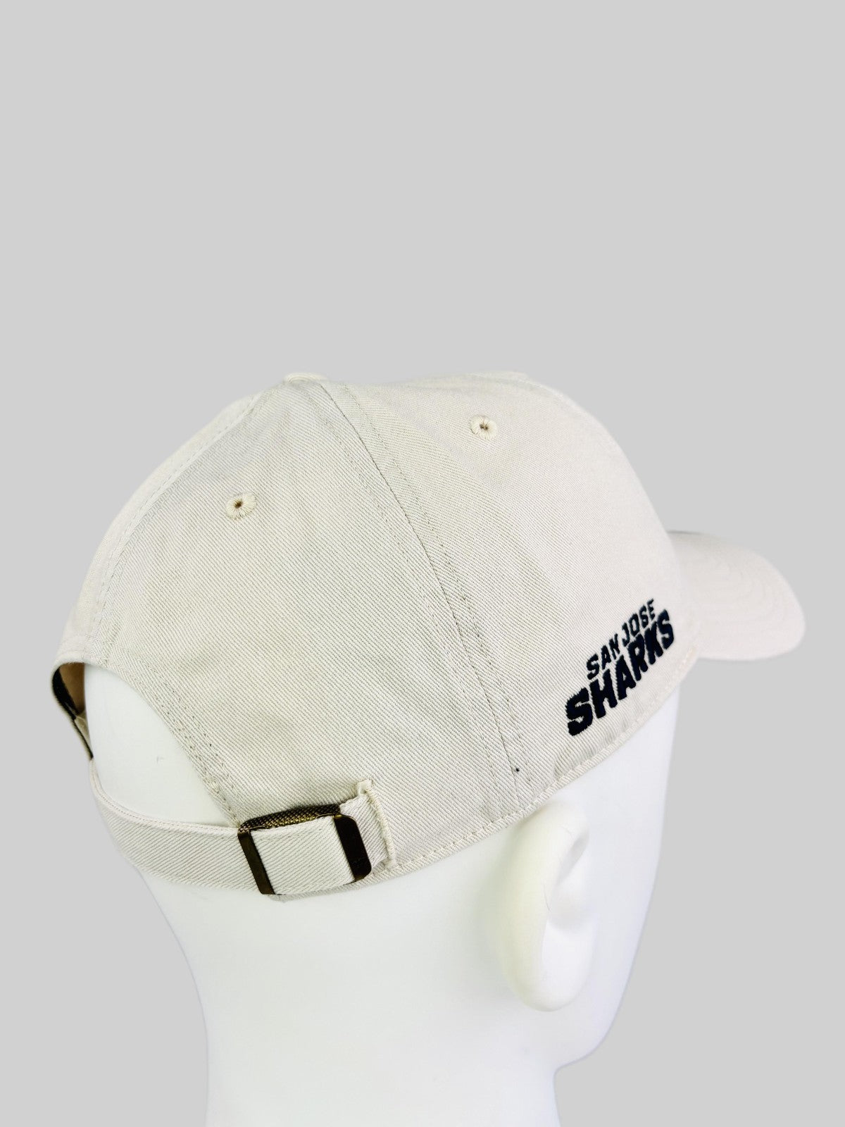 47 Brand San Jose Sharks NHL Clean Up Relaxed Dad Cap / Natural Ivory / RRP £28