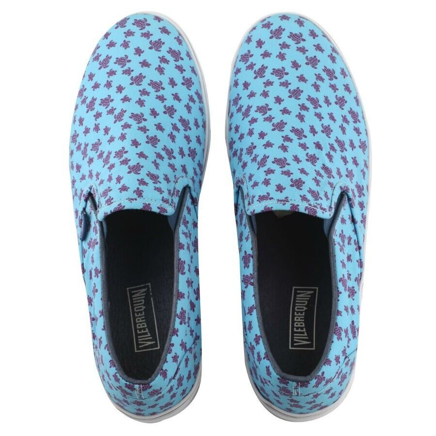 Vilebrequin Mens Slip On Espadrille Trainers / Blue / RRP £90