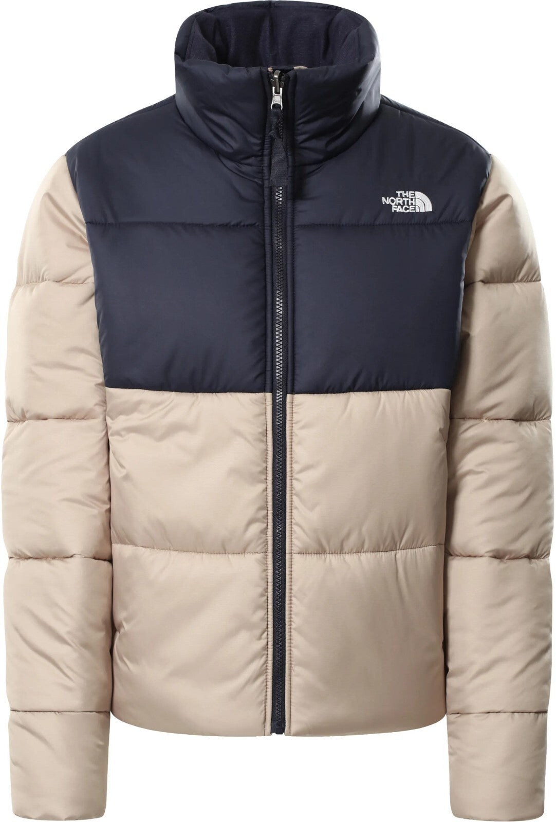 The North Face Womens Saikuru Puffer Jacket / Beige Navy / RRP £200