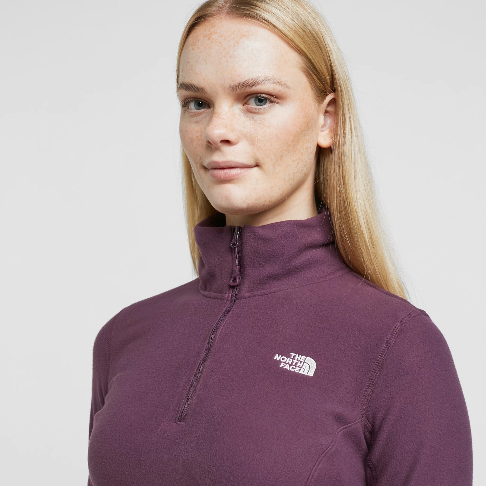 The North Face Womens Resolve Full Zip Fleece / Dramatic Plum / RRP £70