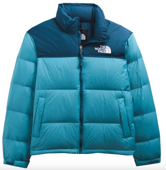 The North Face Womens 1996 Retro Nuptse Puffer Jacket / Monterey Blue / RRP £315