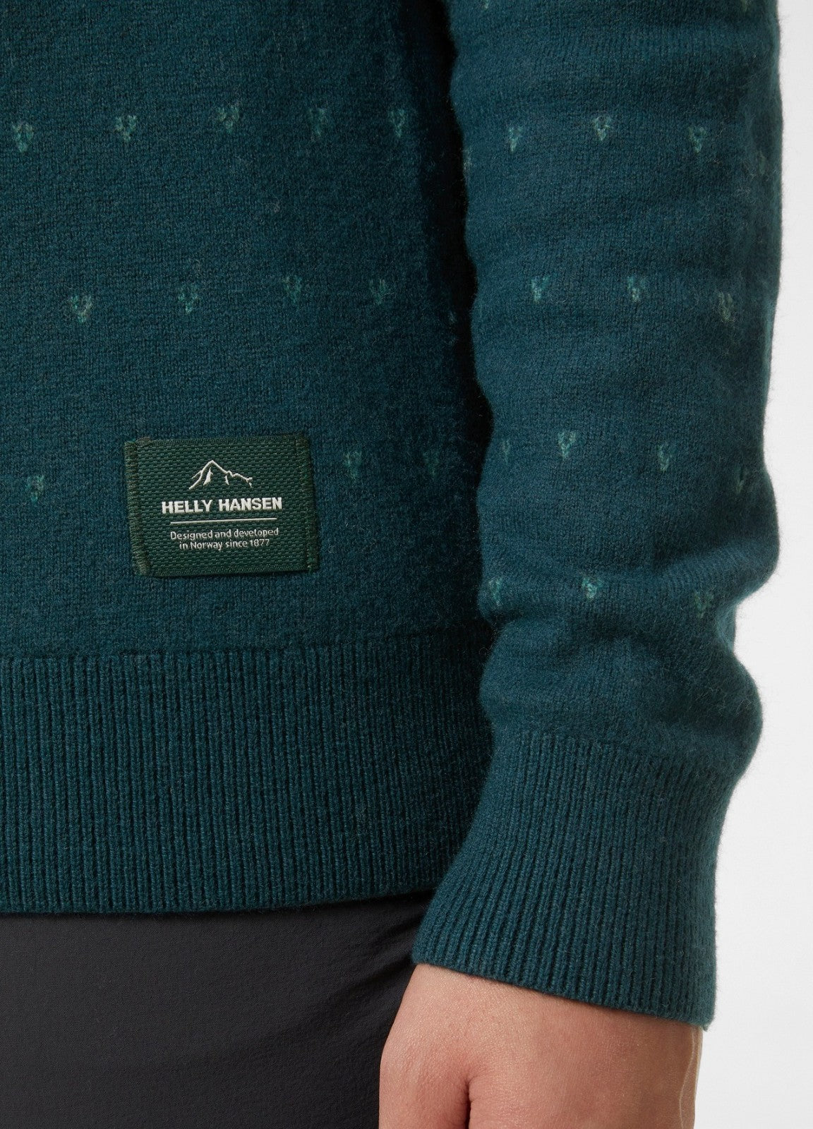 Helly Hansen Women’s Hytte Merino Sweatshirt / Dark Green / RRP £135