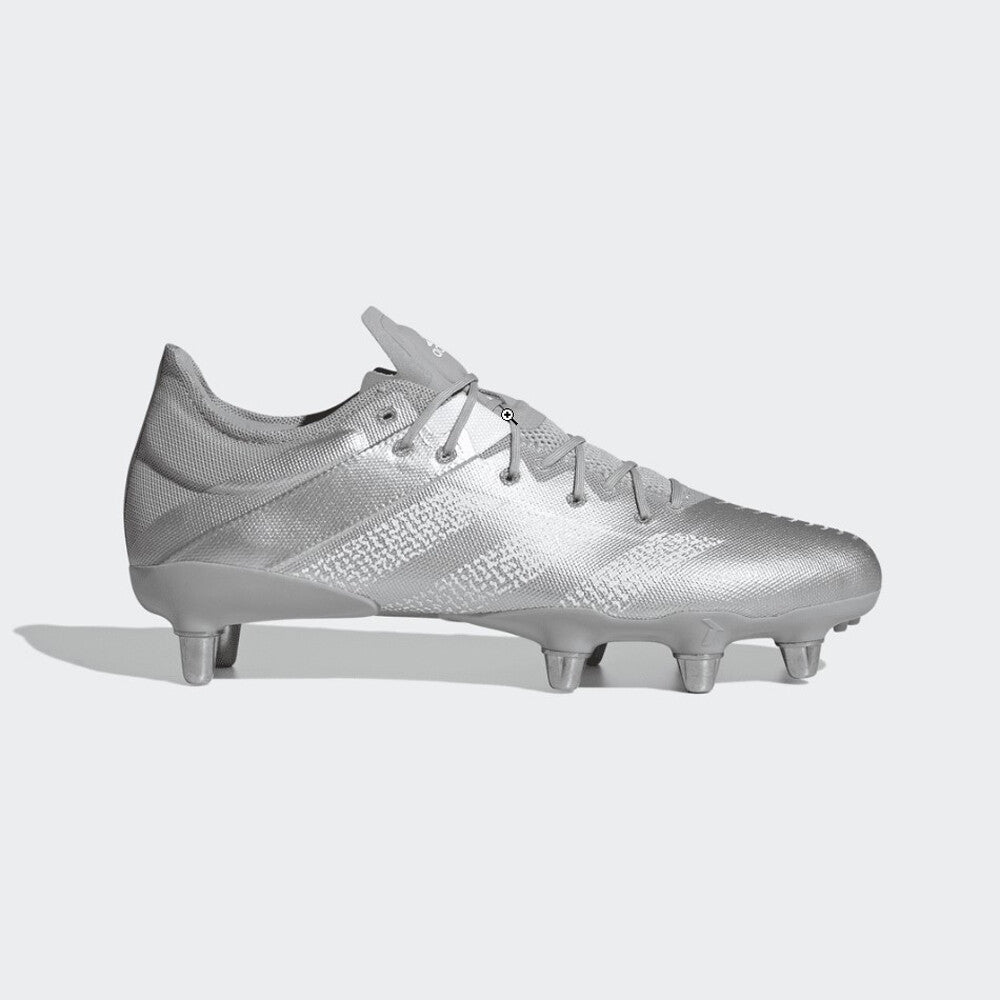 Adidas Unisex Kakari Z.0 (SG) Rugby Boots / Silver White / RRP £170