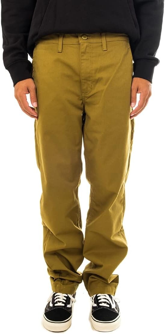 Vans Mens Authentic Relaxed Chino Trouser / Dark Khaki / RRP £59
