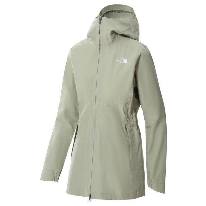 The North Face Womens Hikestellar Parka Shell Jacket / Tea Green / RRP £145