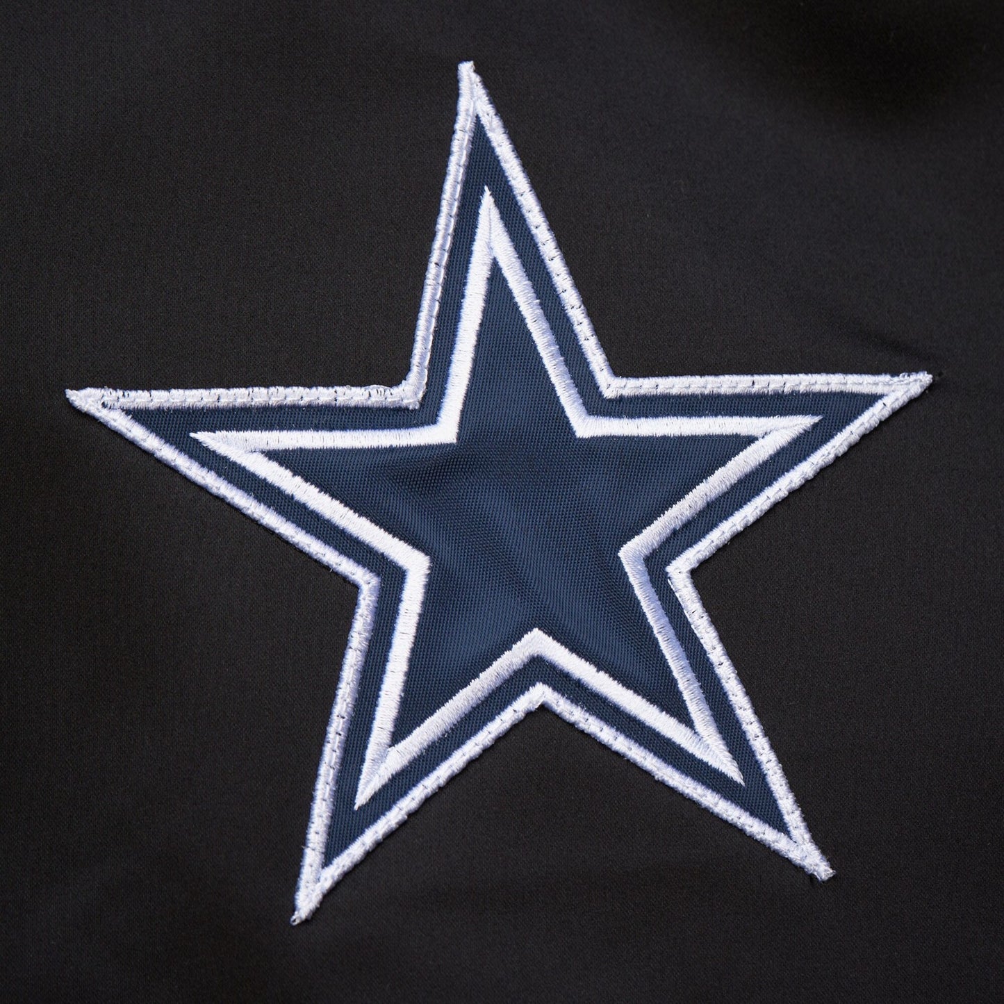 Mitchell & Ness Dallas Cowboys Black Vintage NFL Logo Bomber Jacket / RRP £125