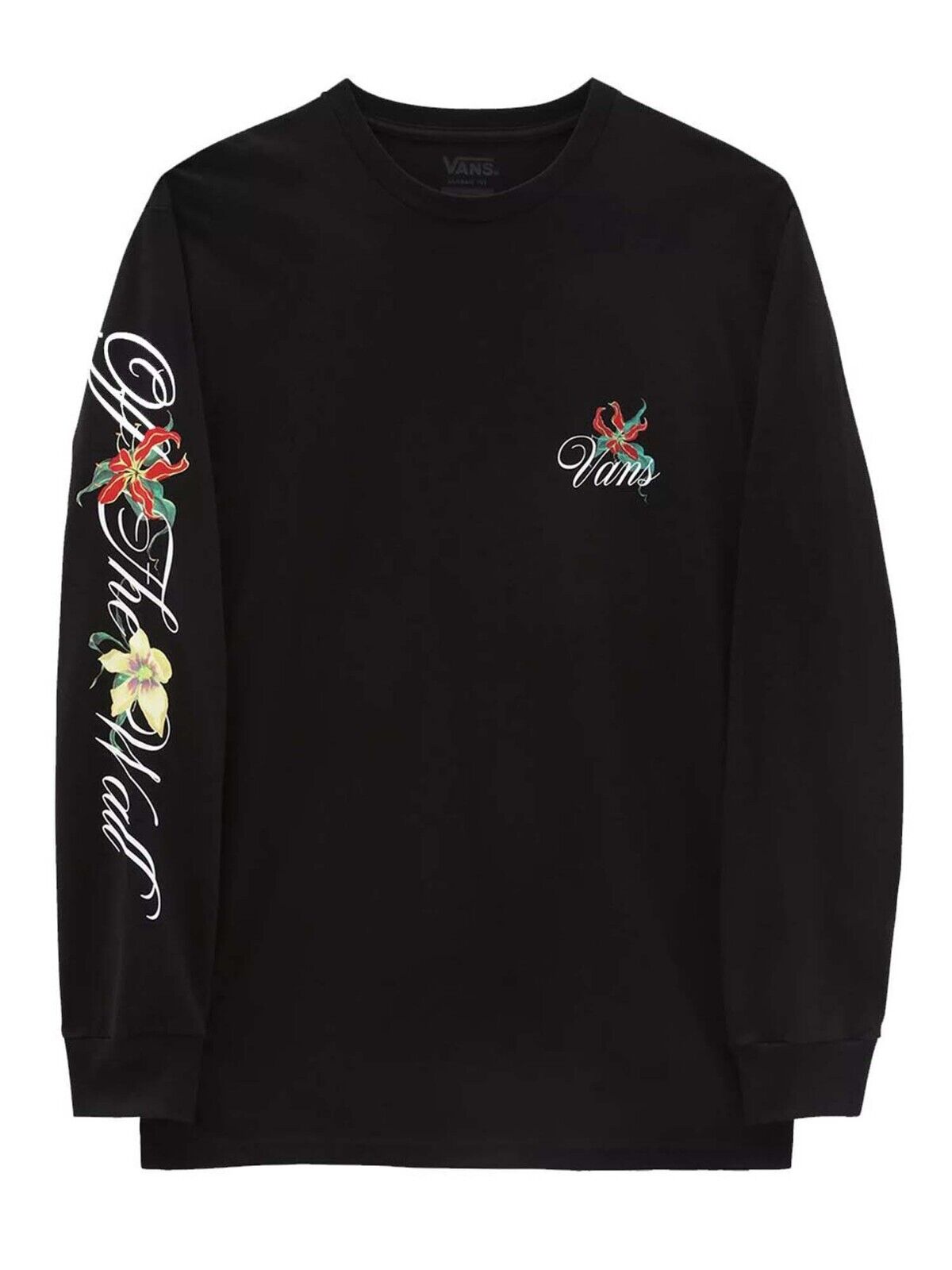 Vans Mens Fatal Floral Ls Tee / Black / RRP £42