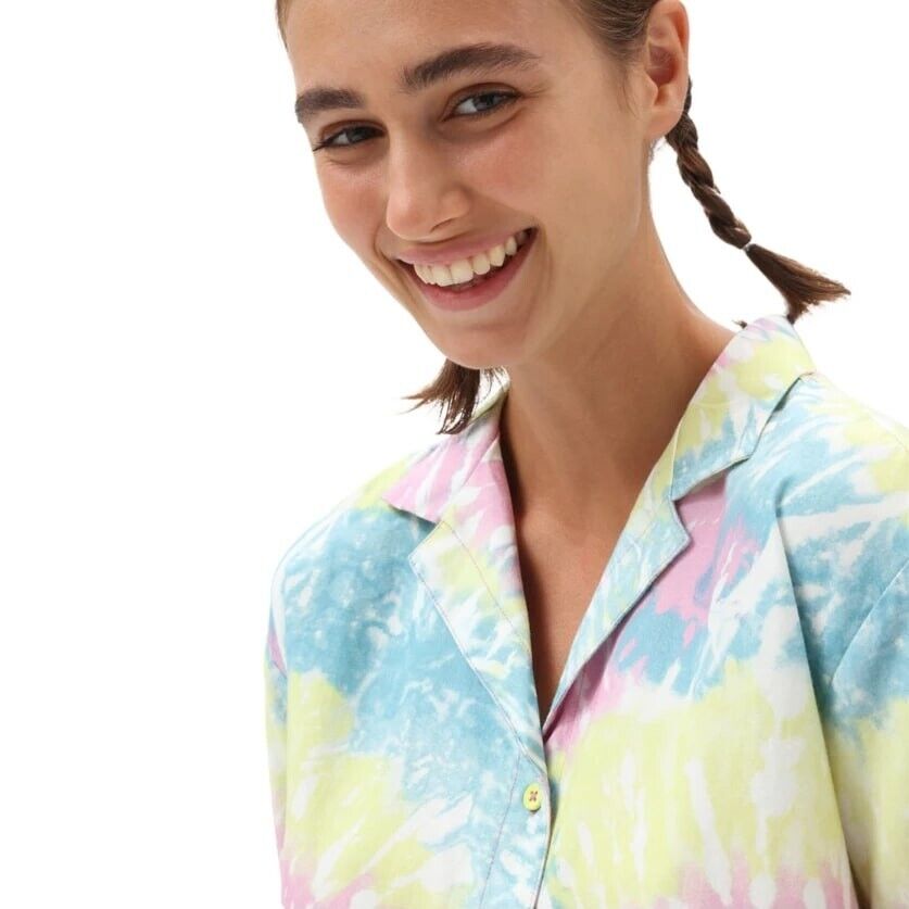 Vans Womens Spiraling SS Woven Resort Shirt / Orchid / RRP £42